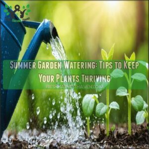 summer garden watering tips