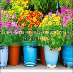 summer gardening in containers