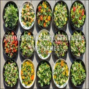 Summer Herb Salad Variations and Themes