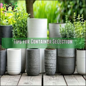 Tips for Container Selection