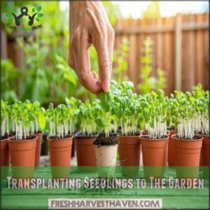 Transplanting Seedlings to The Garden