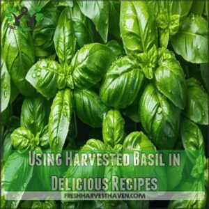 Using Harvested Basil in Delicious Recipes