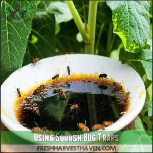 Using Squash Bug Traps