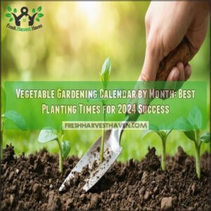 vegetable gardening calendar by month