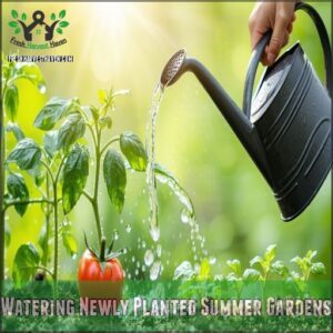 Watering Newly Planted Summer Gardens