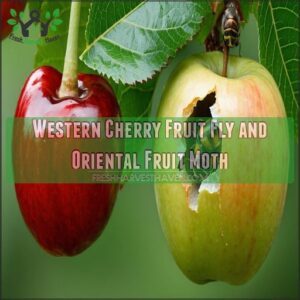 Western Cherry Fruit Fly and Oriental Fruit Moth