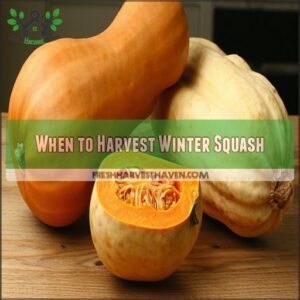 When to Harvest Winter Squash