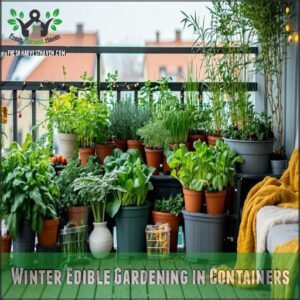 Winter Edible Gardening in Containers