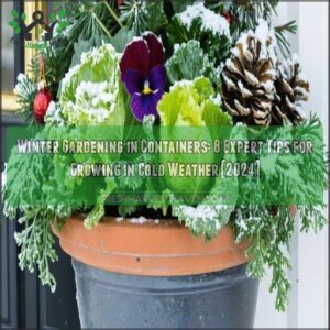 winter gardening in containers