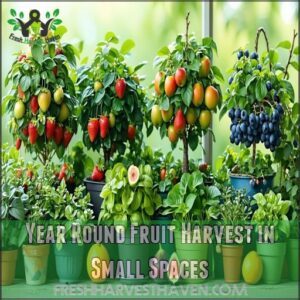 Year Round Fruit Harvest in Small Spaces