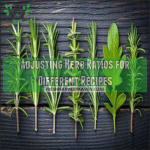 Adjusting Herb Ratios for Different Recipes