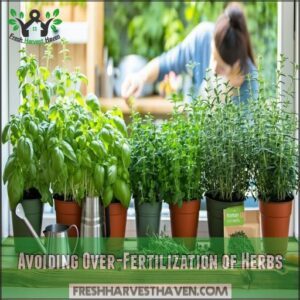 Avoiding Over-Fertilization of Herbs