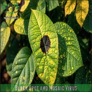 Black Spot and Mosaic Virus