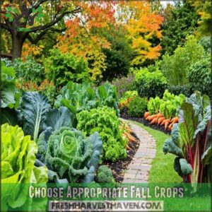 Choose Appropriate Fall Crops