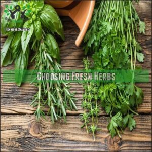 Choosing Fresh Herbs