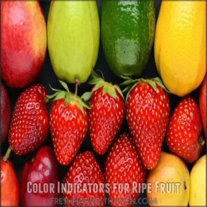 Color Indicators for Ripe Fruit