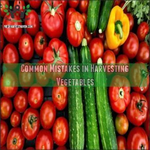 Common Mistakes in Harvesting Vegetables