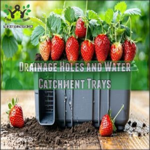 Drainage Holes and Water Catchment Trays