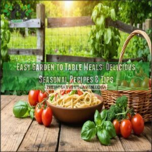 easy garden to table meals