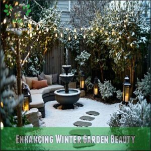 Enhancing Winter Garden Beauty