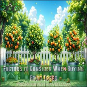 Factors to Consider When Buying Fruit Trees