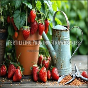 Fertilizing Pruning Strawberries