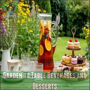 Garden to Table Beverages and Desserts