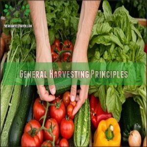 General Harvesting Principles