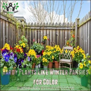 Hardy Plants Like Winter Pansies for Color