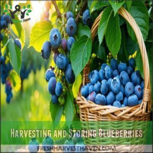 Harvesting and Storing Blueberries