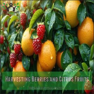 Harvesting Berries and Citrus Fruits