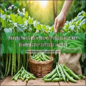 harvesting green beans tips