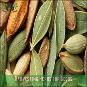 Harvesting Herbs for Seeds