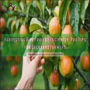 harvesting ripe fruits efficiently