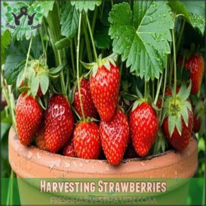 Harvesting Strawberries