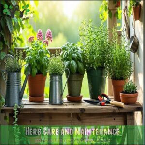 Herb Care and Maintenance