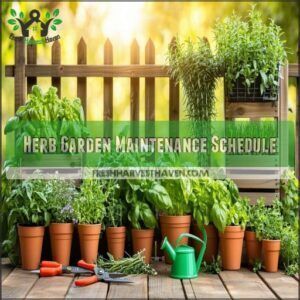 Herb Garden Maintenance Schedule