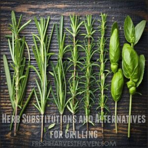 Herb Substitutions and Alternatives for Grilling