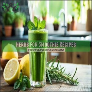 Herbs for Smoothie Recipes