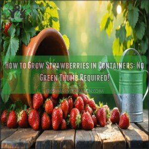 how to grow strawberries in containers