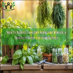 how to harvest and dry herbs for winter