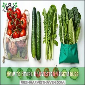 How to Store Harvested Vegetables