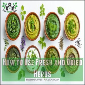 How to Use Fresh and Dried Herbs