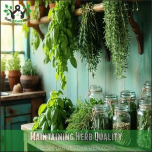 Maintaining Herb Quality