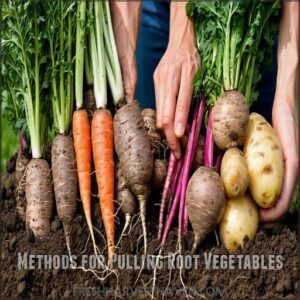 Methods for Pulling Root Vegetables