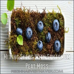 Mixing Seeds With Sphagnum Peat Moss