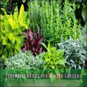 Perennial Herbs for Winter Gardens