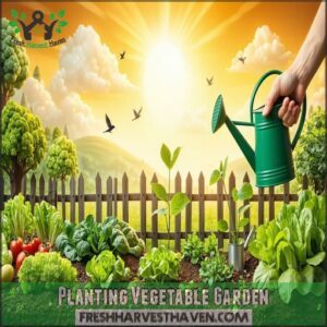 Planting Vegetable Garden