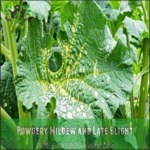 Powdery Mildew and Late Blight