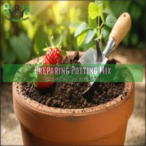 Preparing Potting Mix